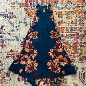 Free People racerback lace-up sundress